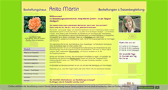 Desktop Screenshot of anita-maertin-bestattungen.de
